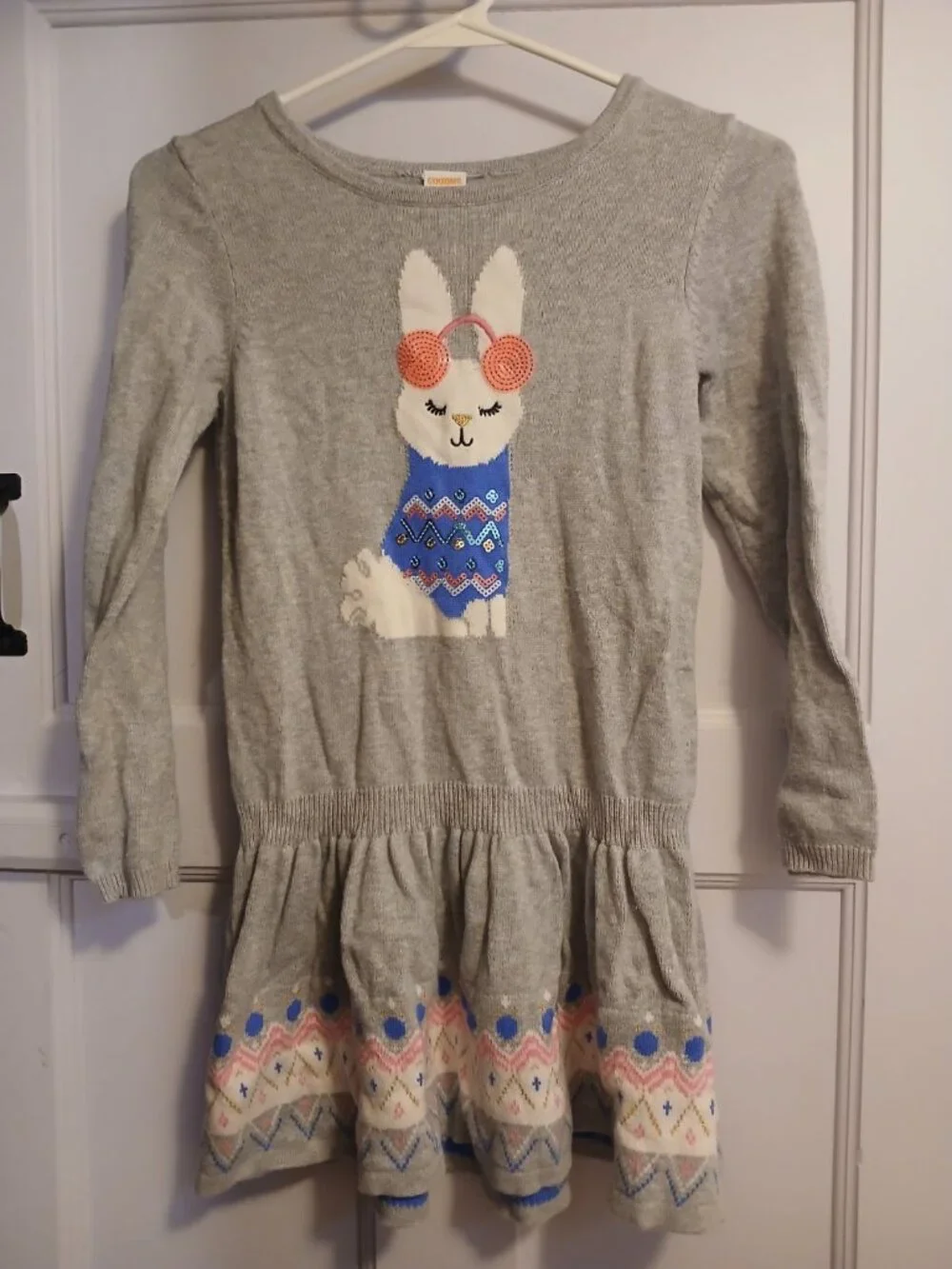 Gymboree Girls Size 8 Rabbit Dress